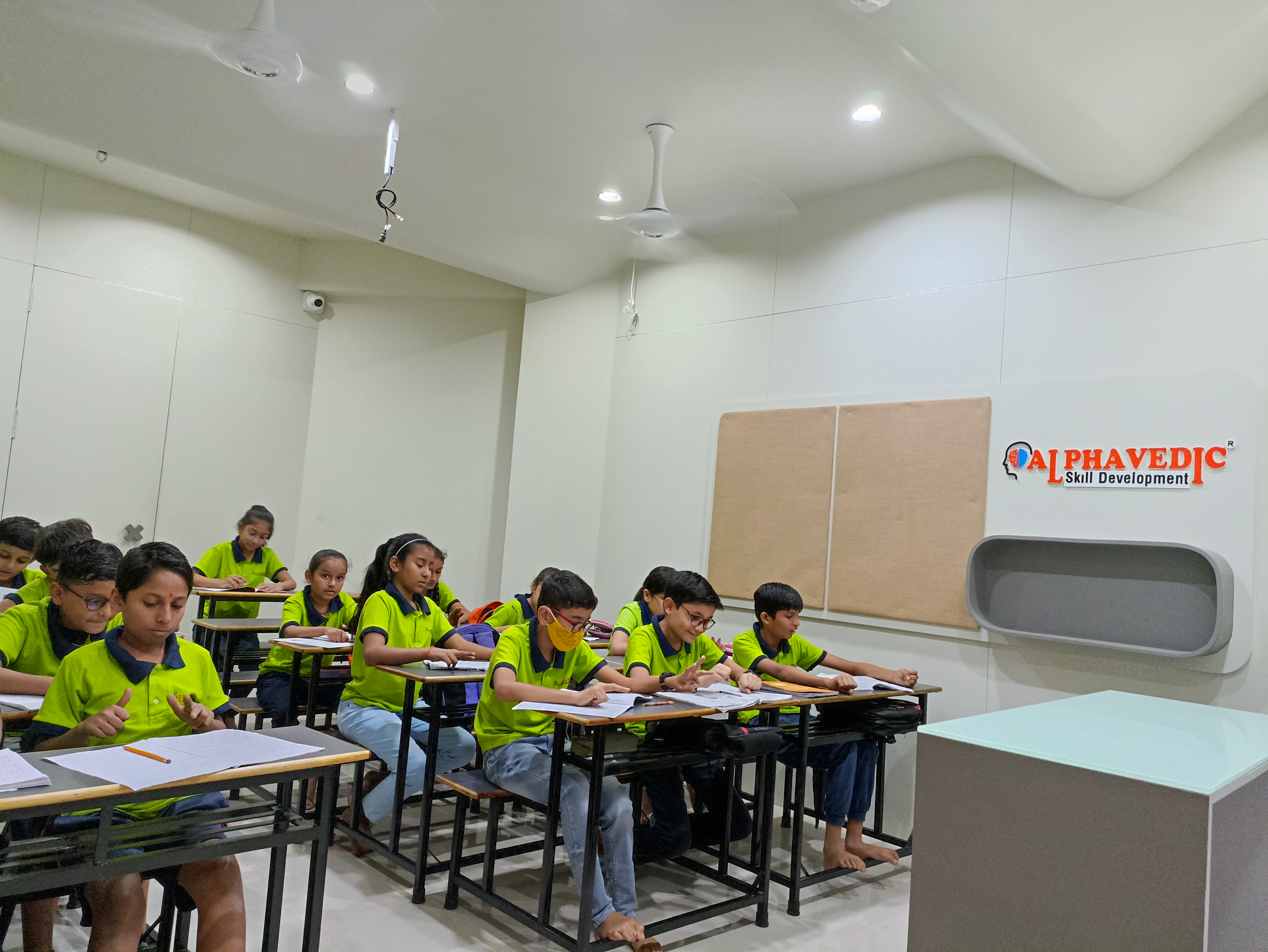 Alphavedic Classroom - Students Learning
